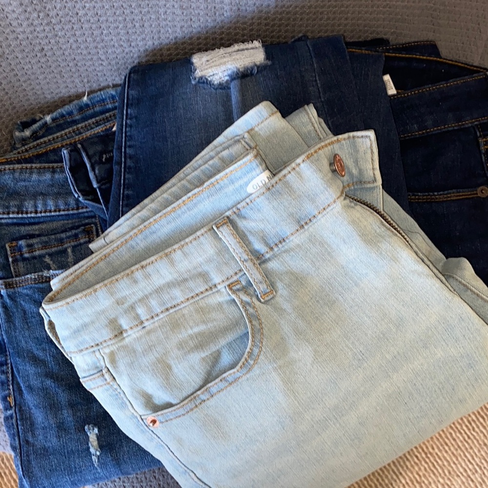 Lot of jeans